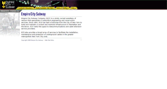 Desktop Screenshot of empirecitysubway.com